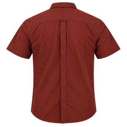 Ben Sherman Short Sleeve Oxford Shirt Brick