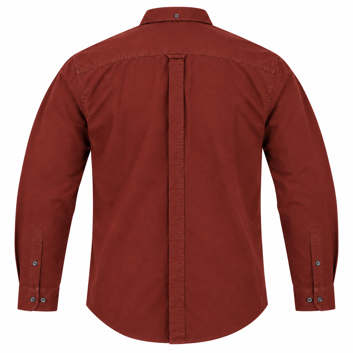 Ben Sherman Long Sleeve Oxford Shirt Brick