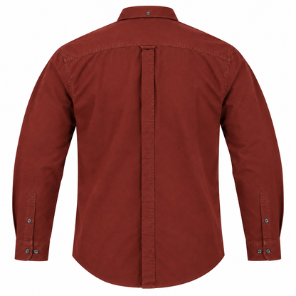 Ben Sherman Long Sleeve Oxford Shirt Brick