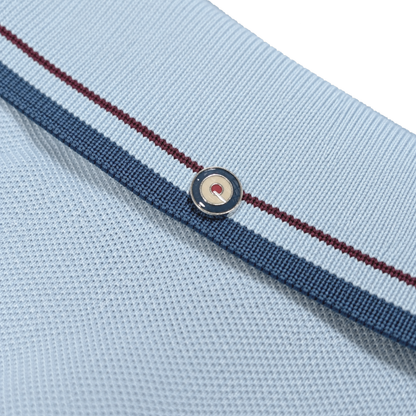 Ben Sherman Classic Signature Tipped Polo Shirt Sky
