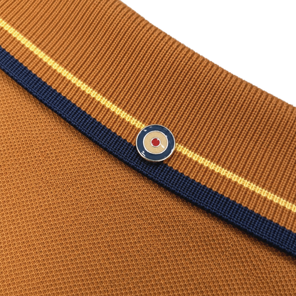 Ben Sherman Classic Signature Tipped Polo Shirt Toffee