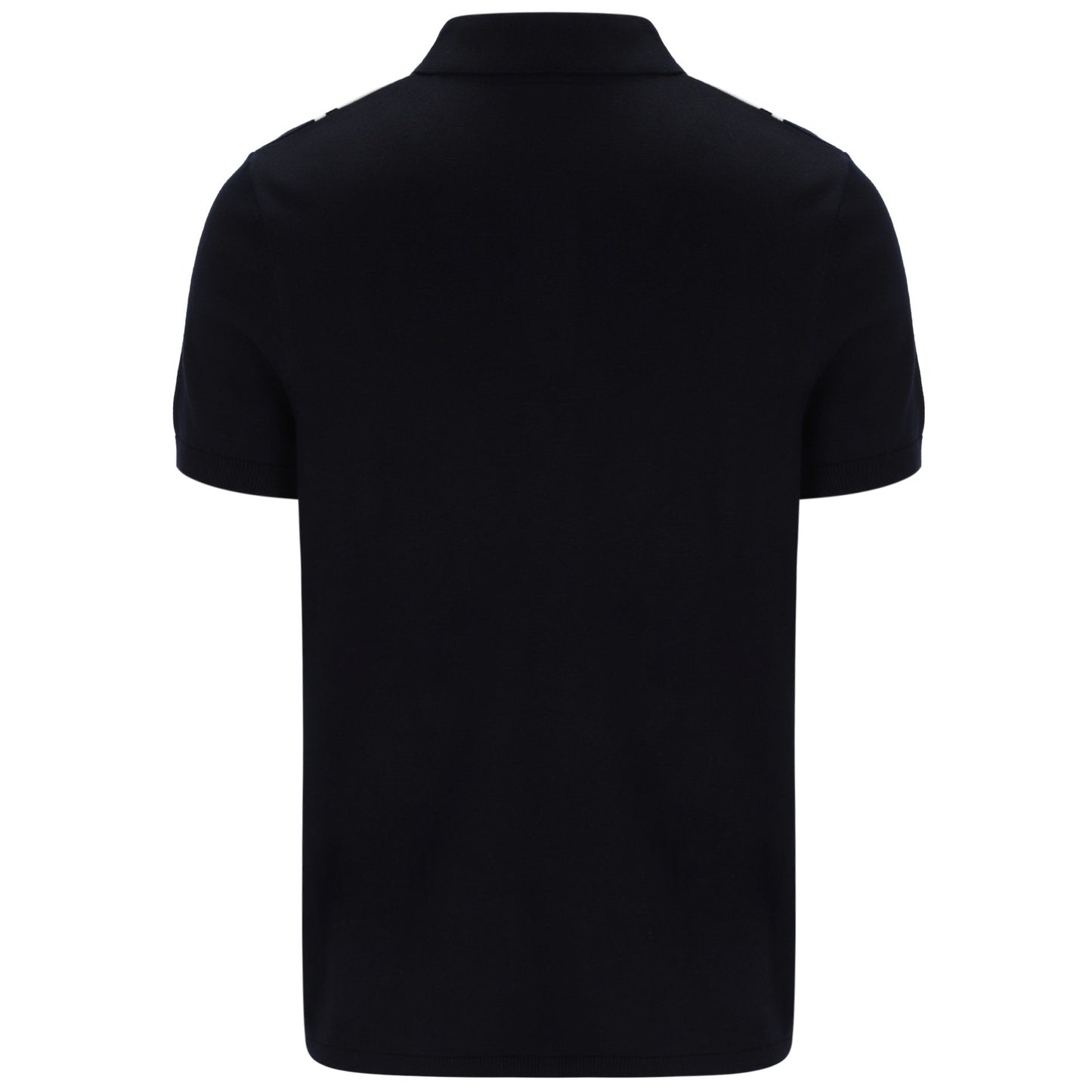 Fila Gold Collection Multi Stripe Knit Polo Black