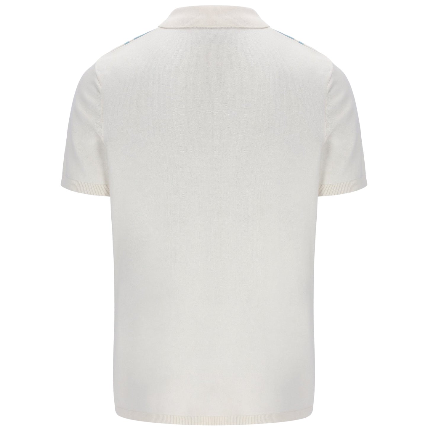 Fila Gold Collection Multi Stripe Knit Polo Ecru
