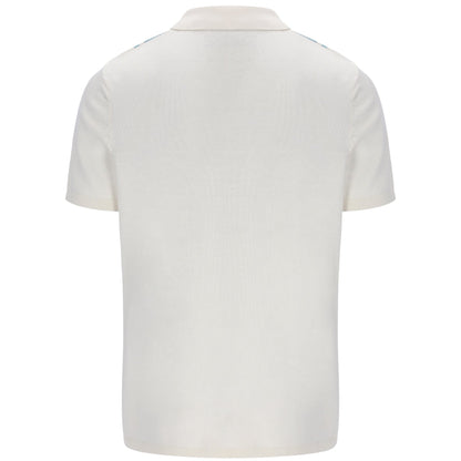 Fila Gold Collection Multi Stripe Knit Polo Ecru