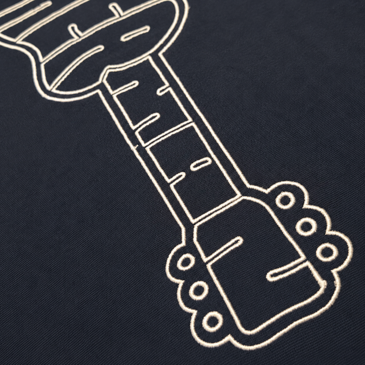 Ben Sherman Embroidered Guitar T-Shirt Navy