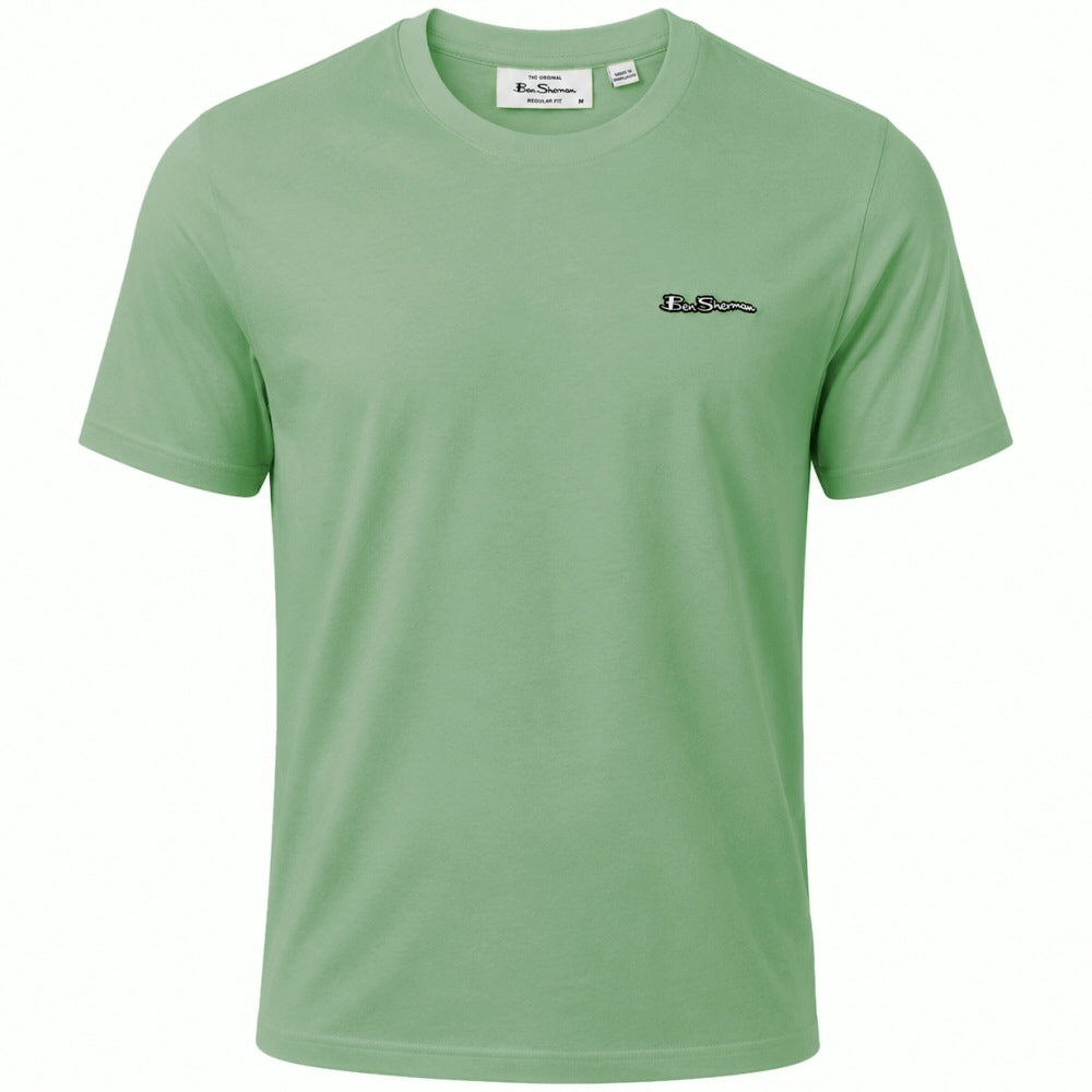 Ben Sherman Rubber Signature Badge T-Shirt Sage