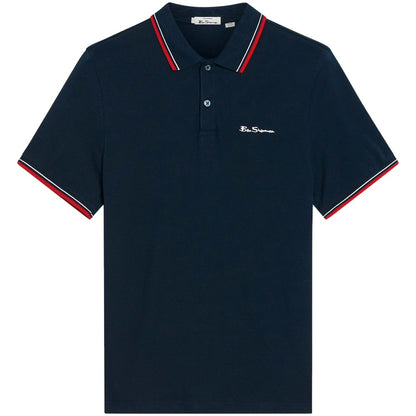 Ben Sherman Classic Signature Tipped Polo Shirt Navy