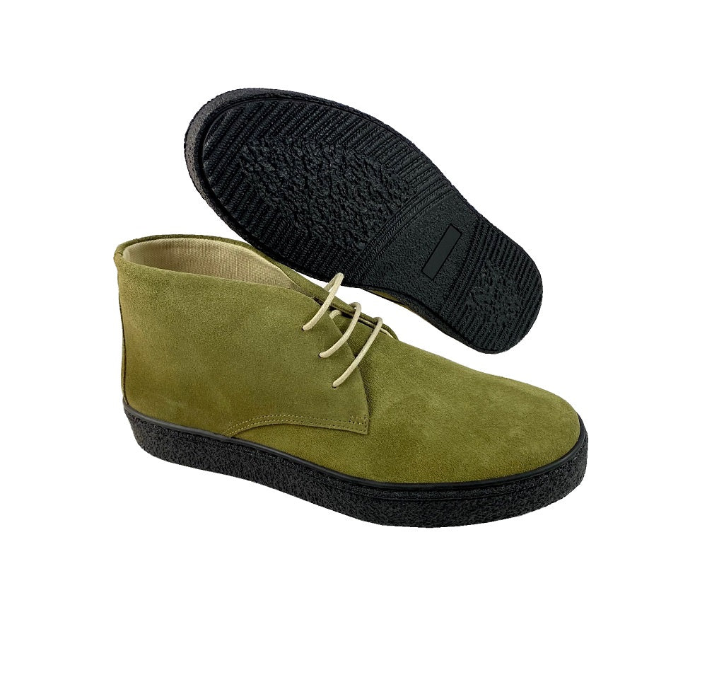 Delicious Junction Suede Playboy Bullitt Boot Olive