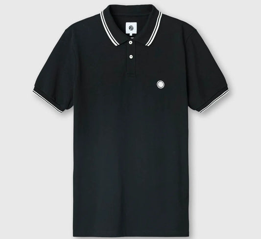 Pretty Green Logo Polo Shirt Black