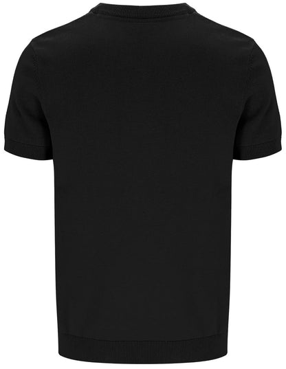 Fila Gold Collection Square Knit Crew Neck Top Black