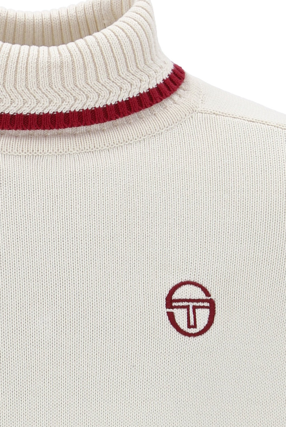 Sergio Tacchini Caruso Roll Neck Ski Jumper Off White