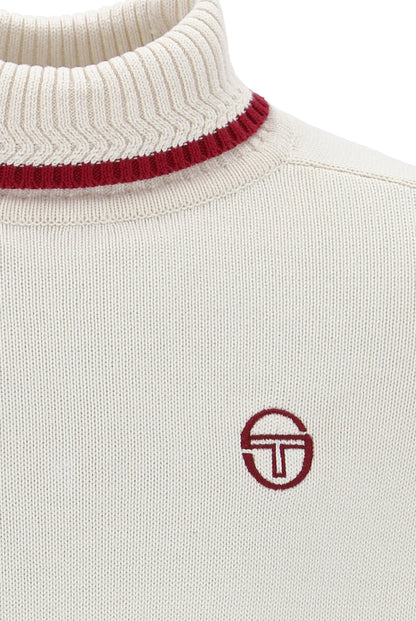 Sergio Tacchini Caruso Roll Neck Ski Jumper Off White