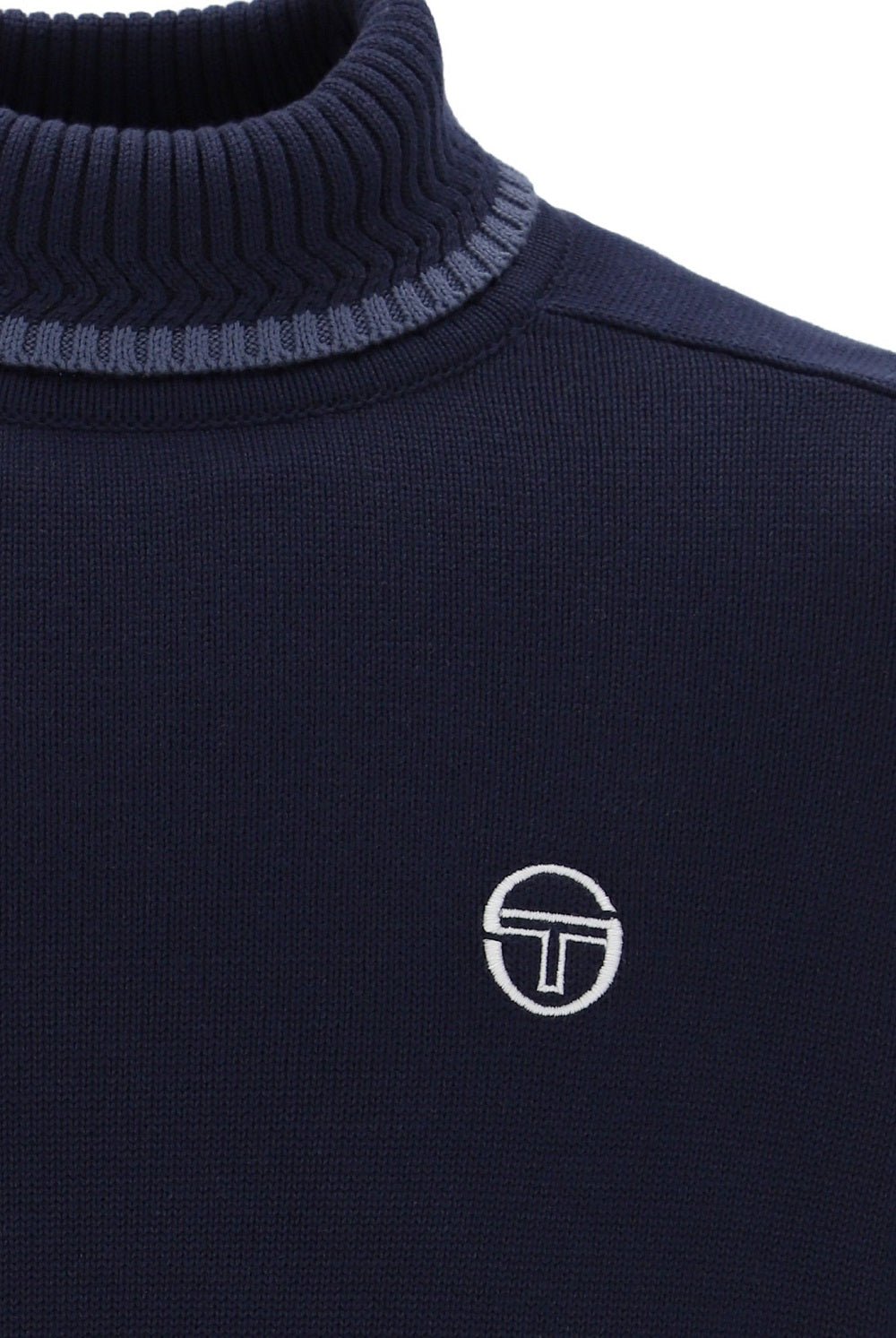 Sergio Tacchini Caruso Roll Neck Ski Jumper Navy Blue