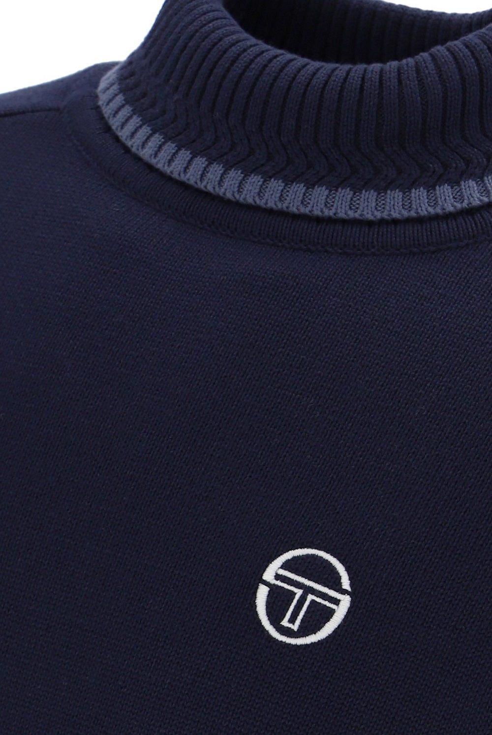 Sergio Tacchini Caruso Roll Neck Ski Jumper Navy Blue