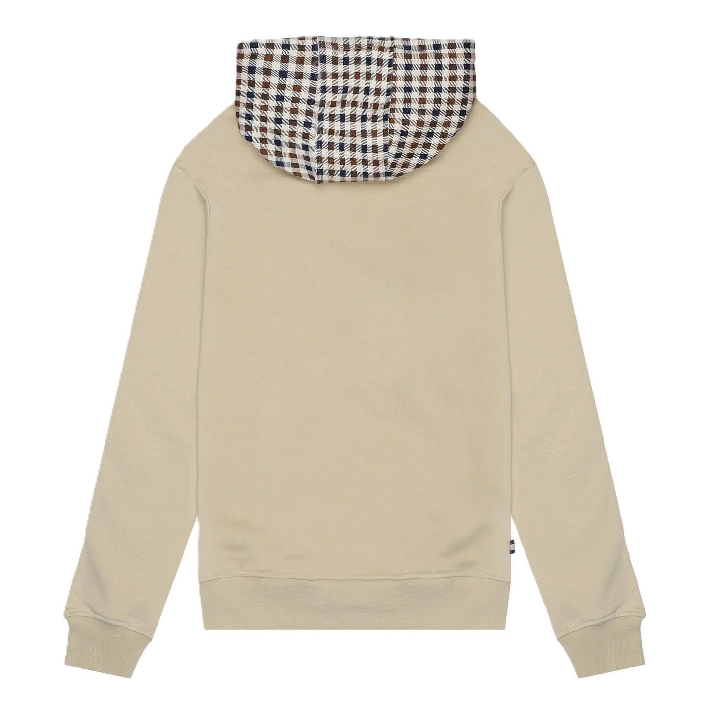 Aquascutum Active Club Check FZ Hoodie Beige