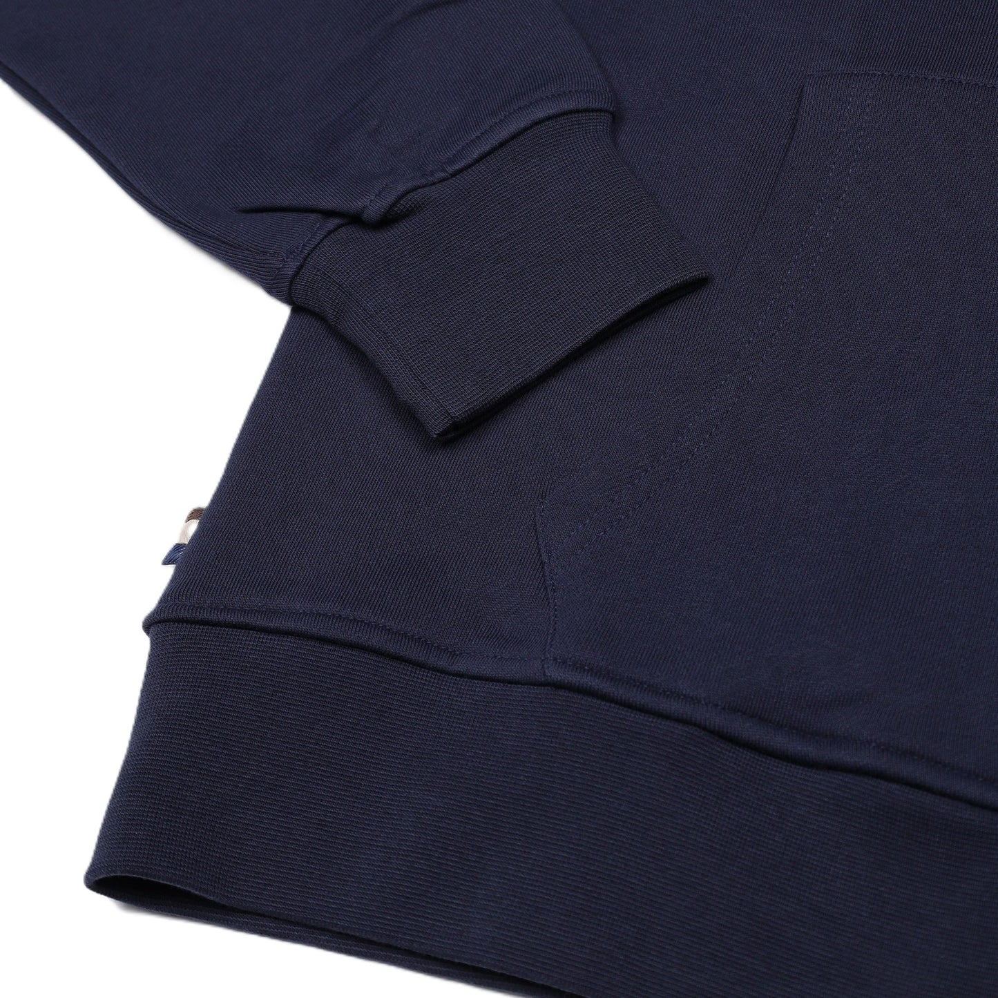 Aquascutum Active Club Check FZ Hoodie Navy