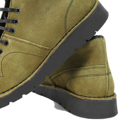 Delicious Junction Suede Monkey Boot Olive