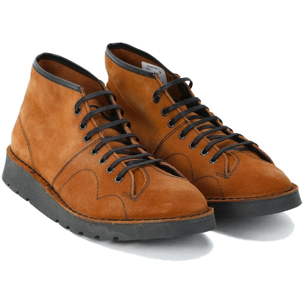 Delicious Junction Suede Monkey Boot Ginger