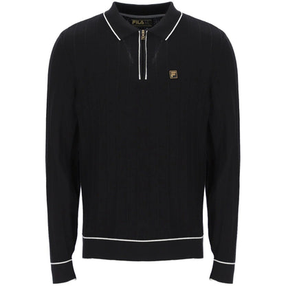 Fila Gold Collection Drop Needle Polo Black