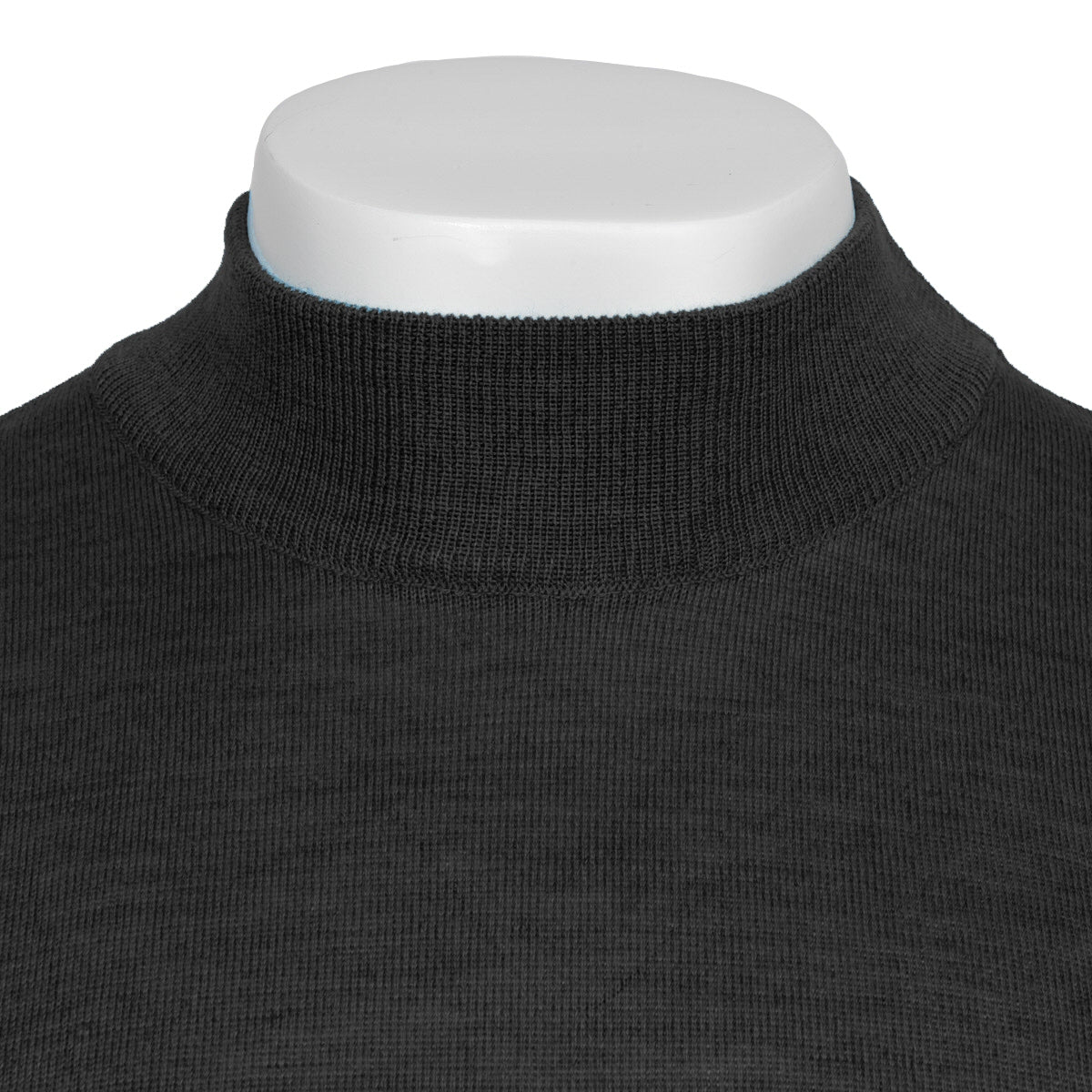 Franco Ponti Made in Italy Merino Wool TURTLE Neck Jumper Charcoal Adaptor Clothing