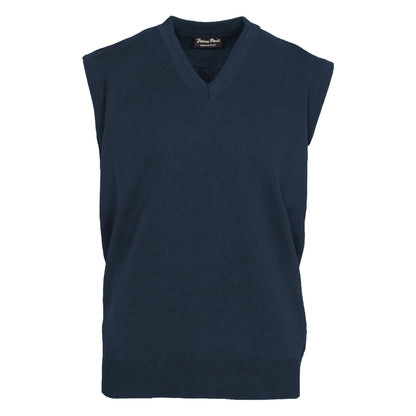 Franco Ponti Made in Italy Merino Wool V-Neck SLIPOVER Airforce