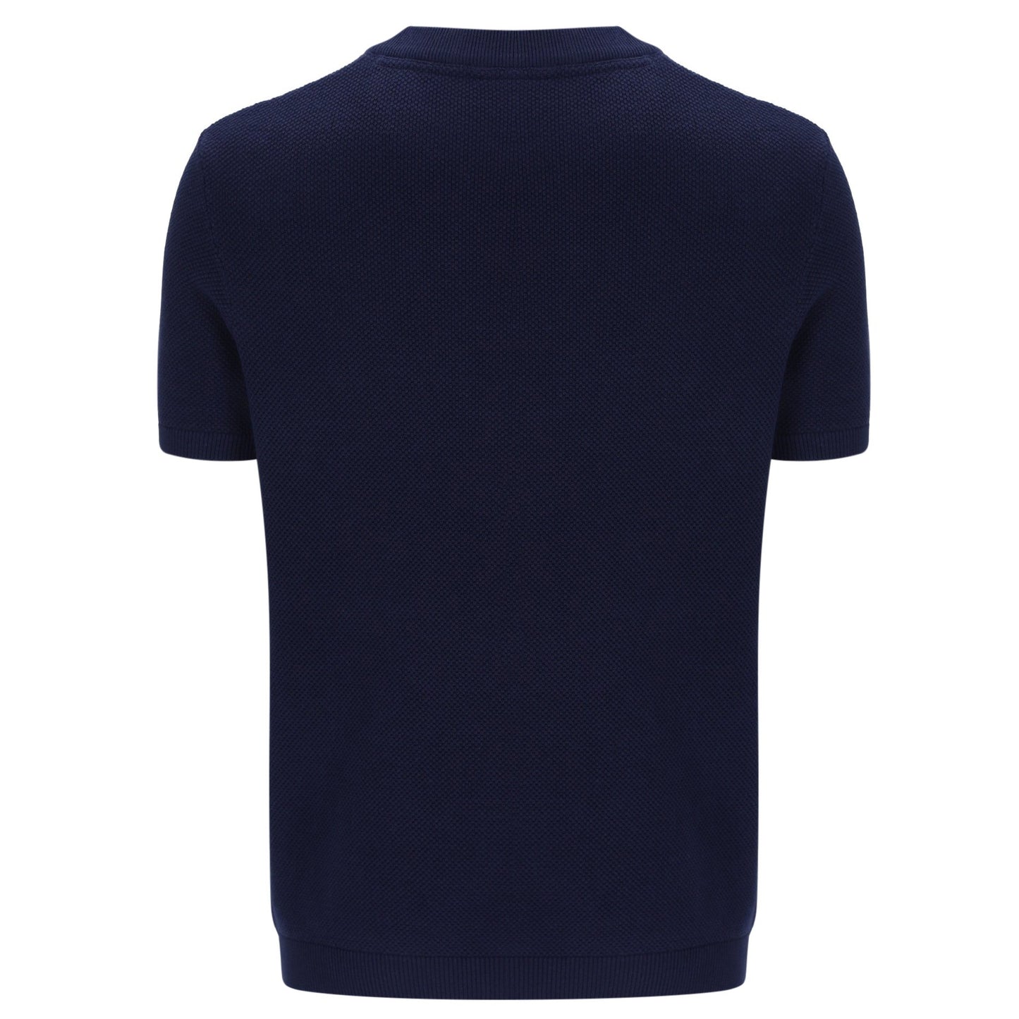 Fila Classic Waffle Knit Stripe Crew Neck Top Navy