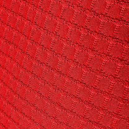 Gabicci Vintage Archive Roy Fine Gauge Waffle Polo Deep Red
