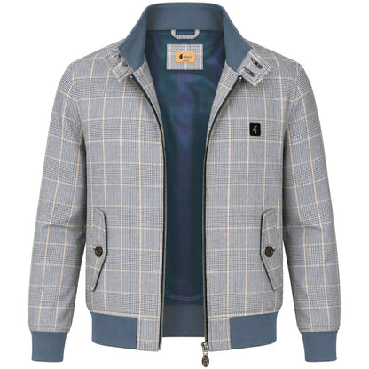 Gabicci Vintage Glen Plaid Check Harrington Jacket