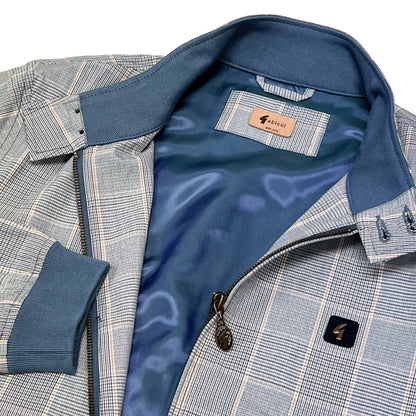 Gabicci Vintage Glen Plaid Check Harrington Jacket
