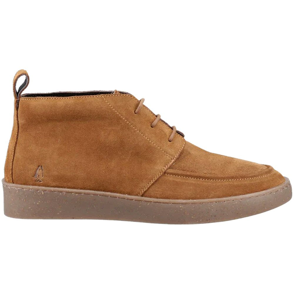 Hush Puppies Rory Retro 3 Hole Wedge Sole Suede Para Boots Tan