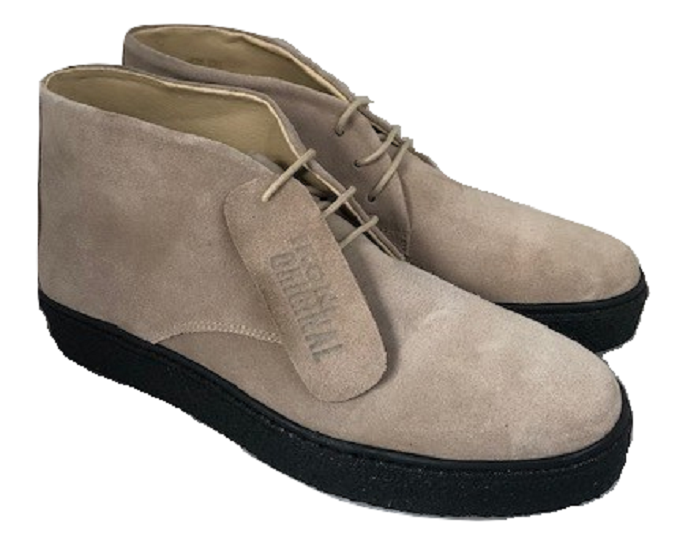 Ikon Original Mens Beige Ikonik Suede Desert Boot Beige