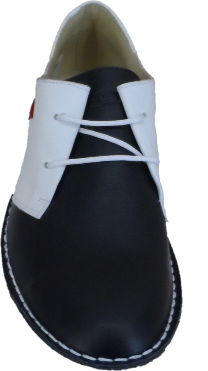 Ikon Original Mens Red, White & Blue Mod Target Shoes