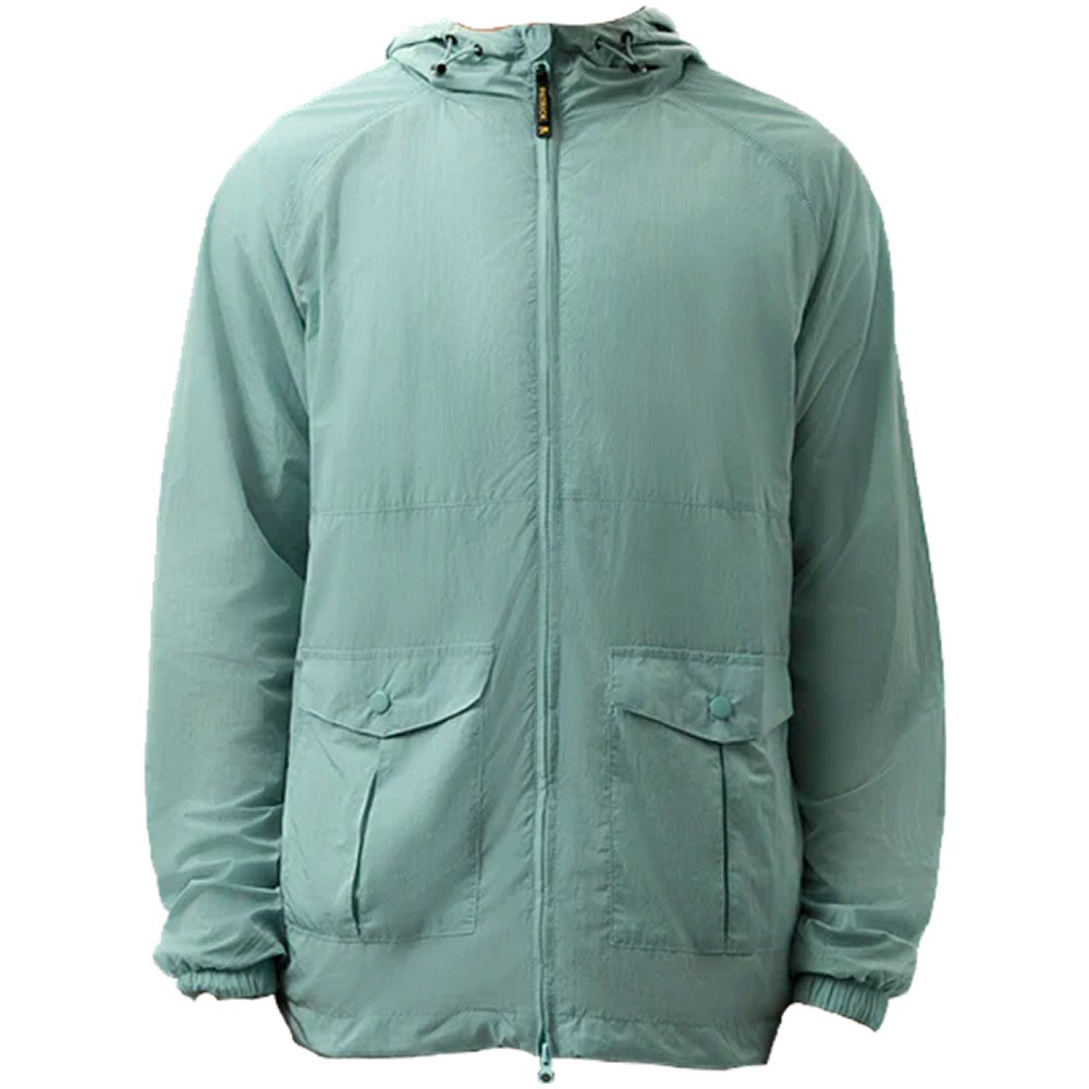 Patrick Chapman Windbreaker Zip Jacket Light Blue