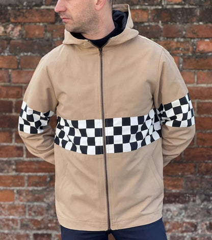 Adaptor Clothing NEW Checkerboard James Jacket Stone