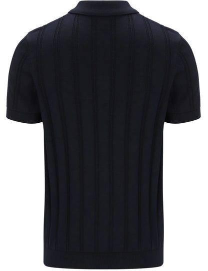Fila Gold Collection Knit Polo Black