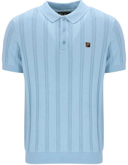 Fila Gold Collection Knit Polo Sky Blue