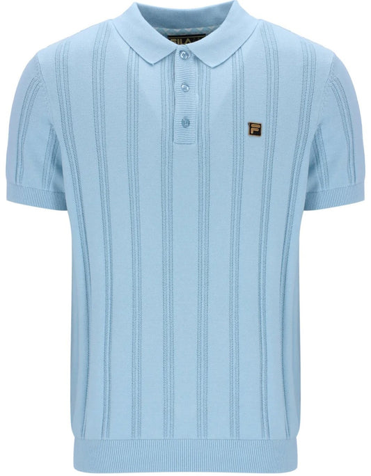 Fila Gold Collection Knit Polo Sky Blue