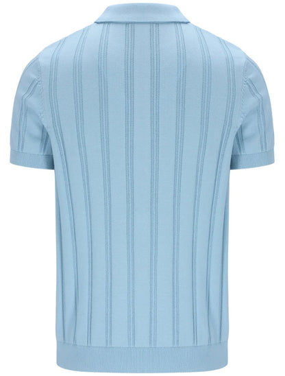 Fila Gold Collection Knit Polo Sky Blue
