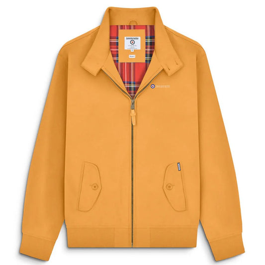Lambretta Shower Resistant Harrington Jacket Mustard
