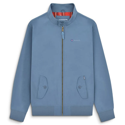 Lambretta Shower Resistant Harrington Jacket Mid Blue