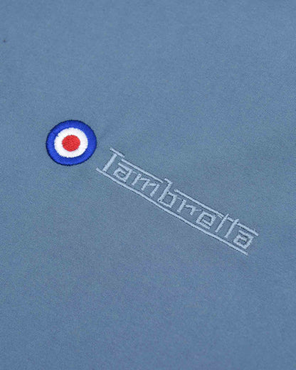 Lambretta Shower Resistant Harrington Jacket Mid Blue