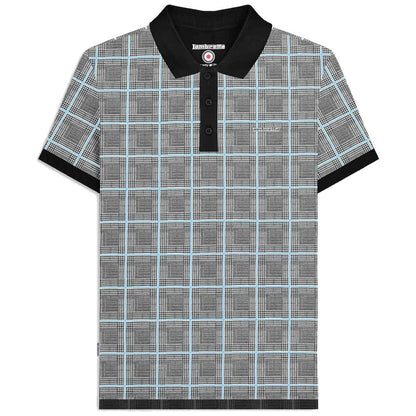 Lambretta Prince Of Wales Check Polo Shirt