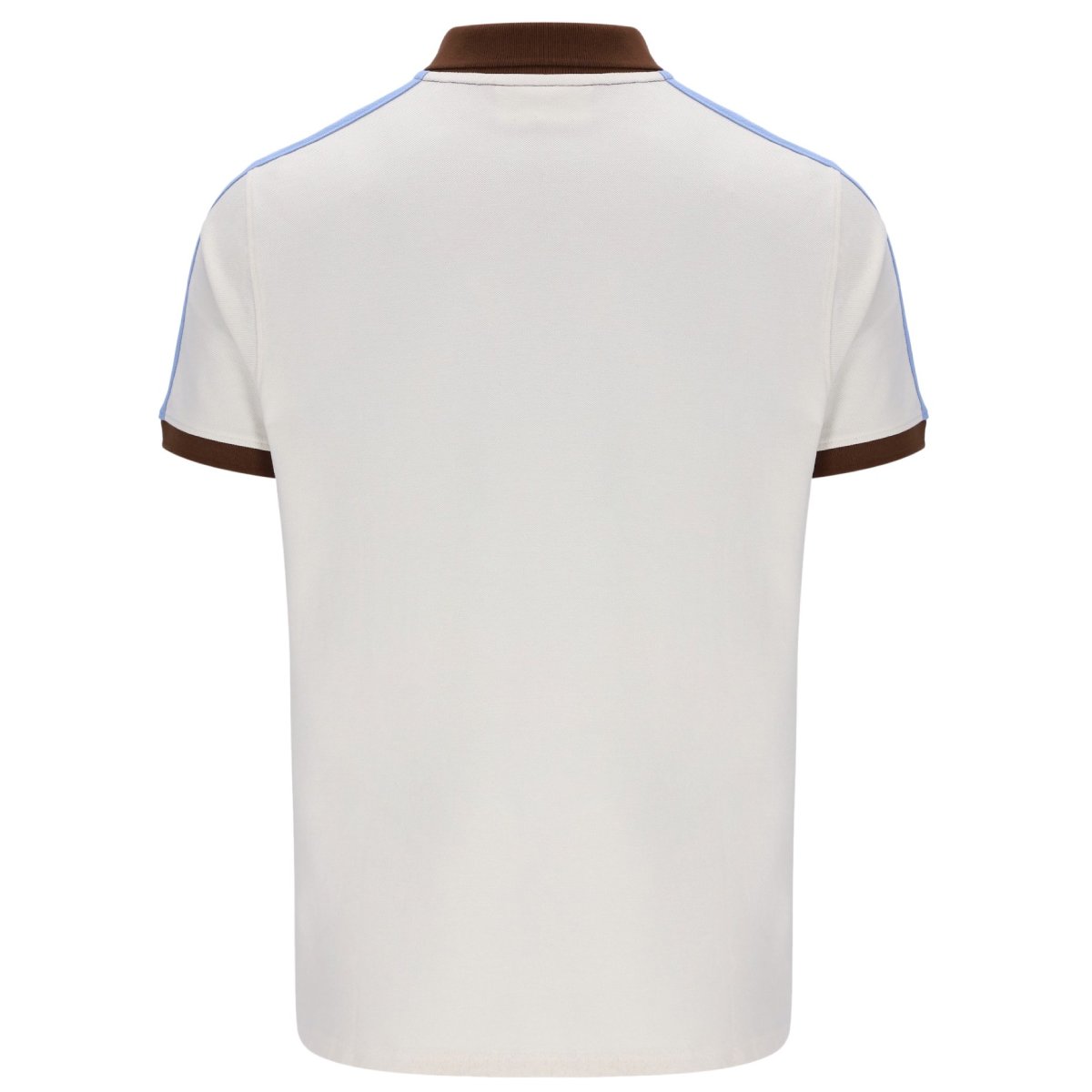 Fila Mattia Contrast Panel Polo Shirt Off White