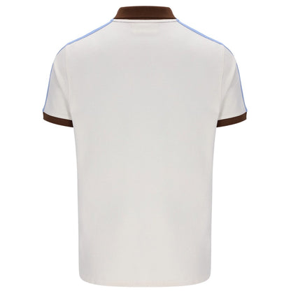 Fila Mattia Contrast Panel Polo Shirt Off White