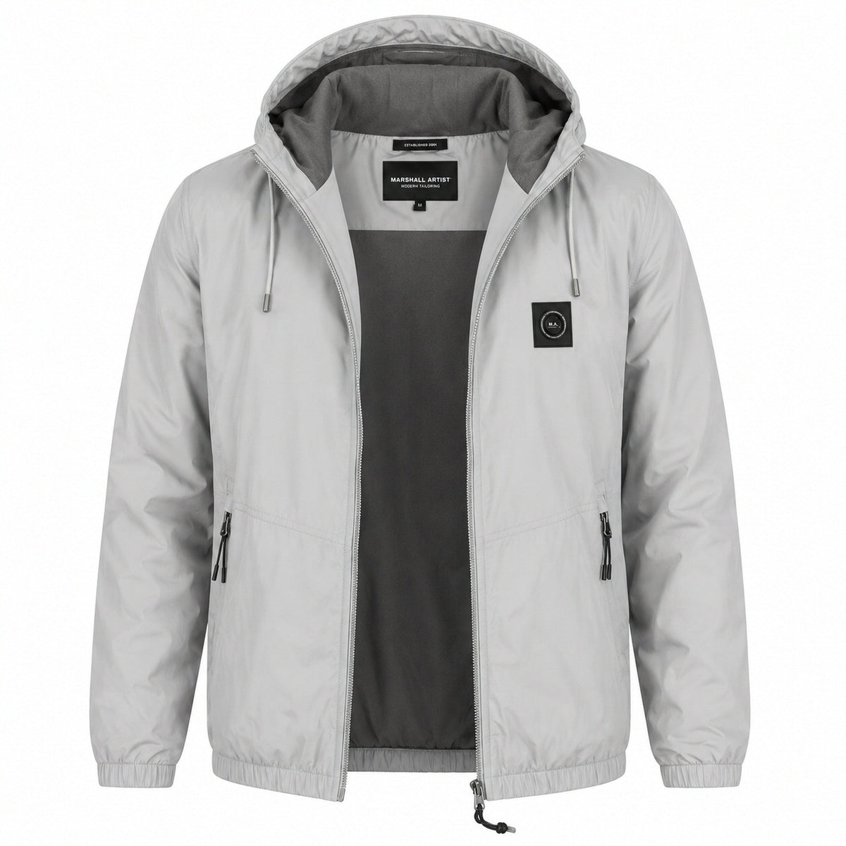 Greyll Rapper Marshall Artist Waterproof Ripstop Jacket Light Grey – Adaptor Clothing