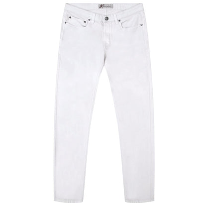 Mish Mash Mens Tapered Leg Jeans Off White OLD