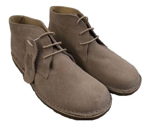 Ikon Original Nomad Suede Desert Boots in Beige/Stone