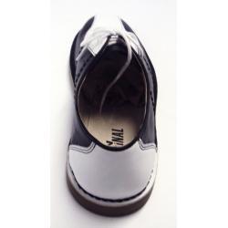 Ikon Original Marriott Leather Bowling Shoes in Black/White