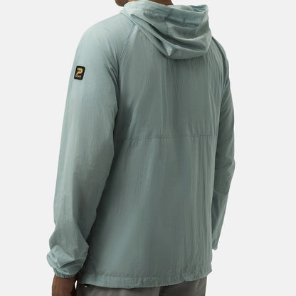 Patrick Chapman Windbreaker Zip Jacket Light Blue