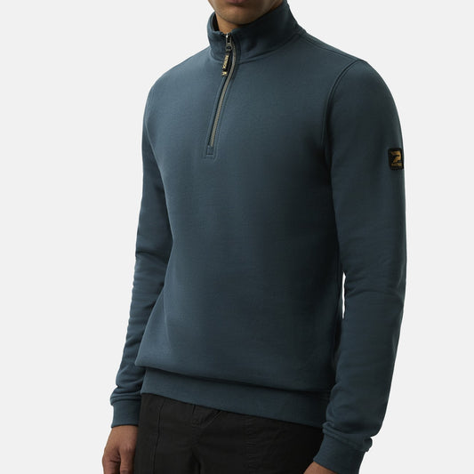 Patrick Harlem 1/4 Zip Fleece Sweatshirt Dark Blue